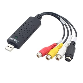 Video Capture Card Audio Video Adapter DVD Converter Plug and Play for Windows XP Vista 7 Laptops and PC