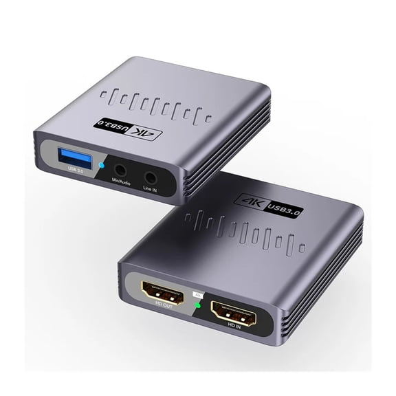 Video Capture Card Compatible 1080P HD Video Recorder Grabber Game Recording Live Streaming ,Multi-Function