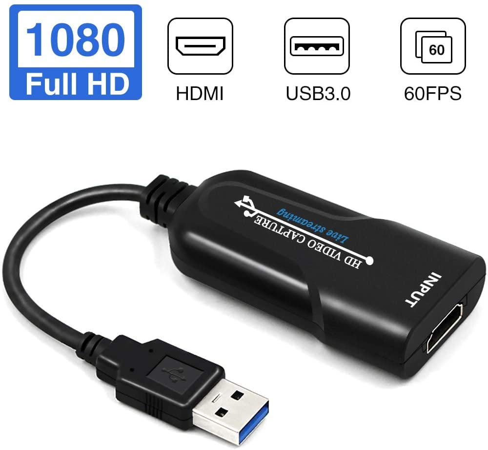 USB 2.0 Video Capture Card 4K HDMI-compatible Video Grabber Live Streaming  Box Recording for PS4 XBOX Phone Game DVD HD Camera