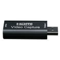thumbnail image 1 of Video Capture Cards, 4K HDMI to USB 3.0 Video Capture Device, 1080P HD 60fps Broadcast Live and Record Video Audio Grabber for Gaming, Streaming, Teaching, Video Conference (Silver), 1 of 9