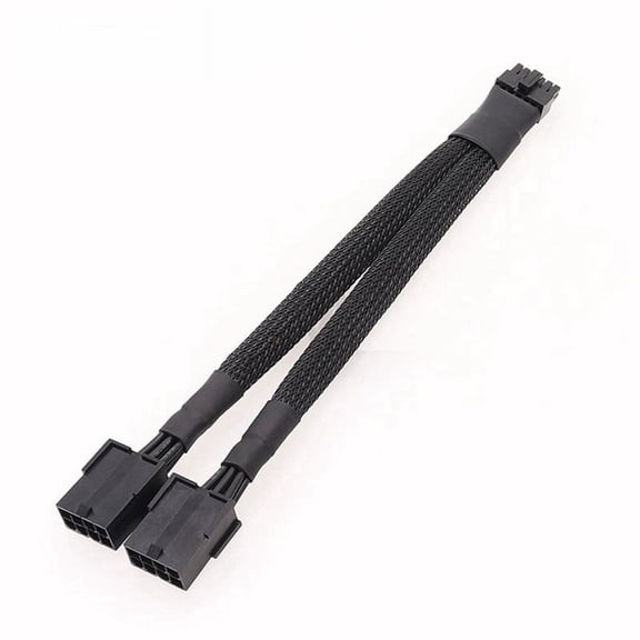 Video Card 12VHPWR PCIe 5.0 12 Pin to Dual GPU PCIE 8-Pin Cable for RTX30 Series 3070 3080 RTX3090 Public