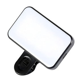 Video Conferencing Fill Light with Clip for Laptop Monitor Phone, 24 LED Dimmable USB Rechargeable Webcam Light, 3 Light Modes for Zoom Meetings Work from Home