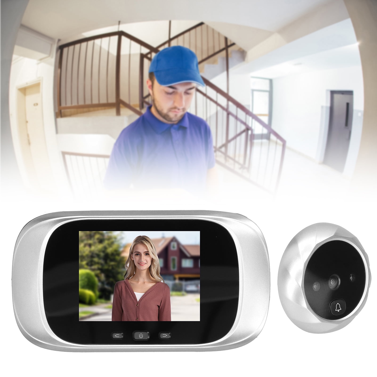 Video Door Viewer Peephole Camera,Electric Video Doorbell High
