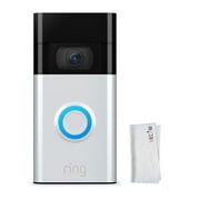 Video Doorbell (2nd Gen) – 1080p HD Video, Improved Motion Detection, Easy Installation + VIECAM Cleaning Cloth