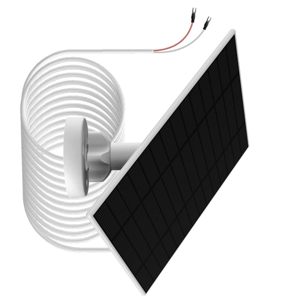 Video Doorbell Battery Charging Solar Panel 6W Outdoor Solar Panel IP66 for Video Doorbell 4/3/2