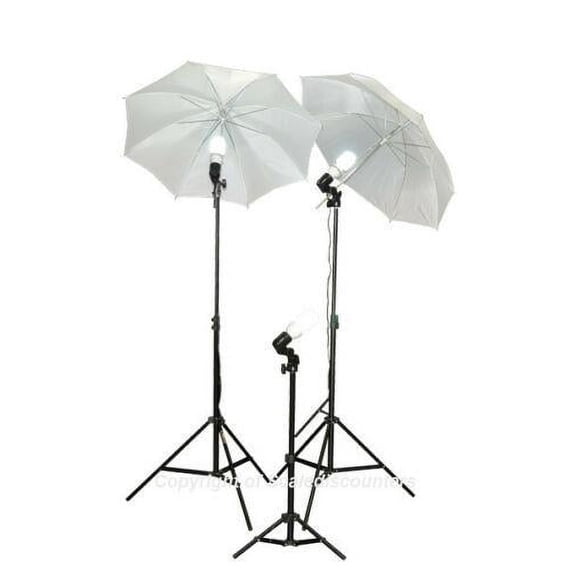 Video Film Photo Studio Portrait 3 Light Stand Kit DK3