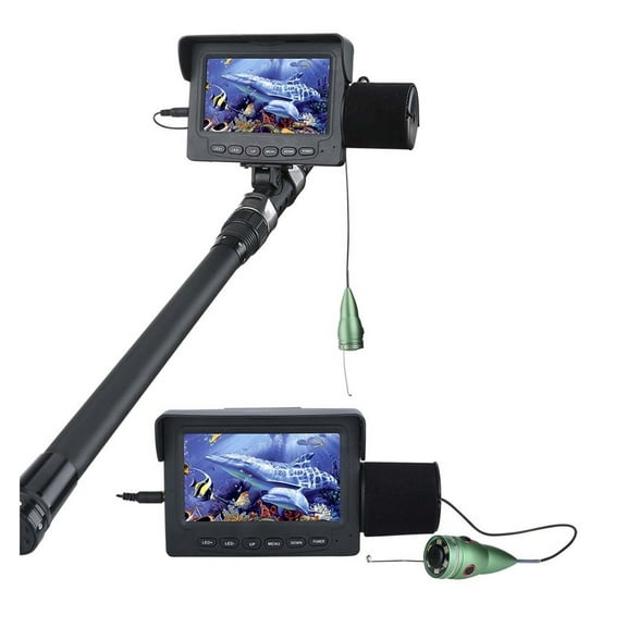 Video Fish Finder 4.3 Inch IPS LCD Monitor 6PCS LED Night Vision Fishing Camera Kit For Winter Underwater Ice Fishing ,The Perfect Gift Choice