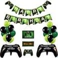 thumbnail image 1 of Video Game Birthday Decorations Set 34 Pieces Gaming Happy Birthday Supplies Party Balloons Happy Birthday Banner for Birthday Party Game Party, 1 of 5