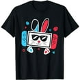 thumbnail image 1 of Video Game Bunny Eggs Costume Easter Day Boy Kids Gaming T-Shirt, 1 of 5