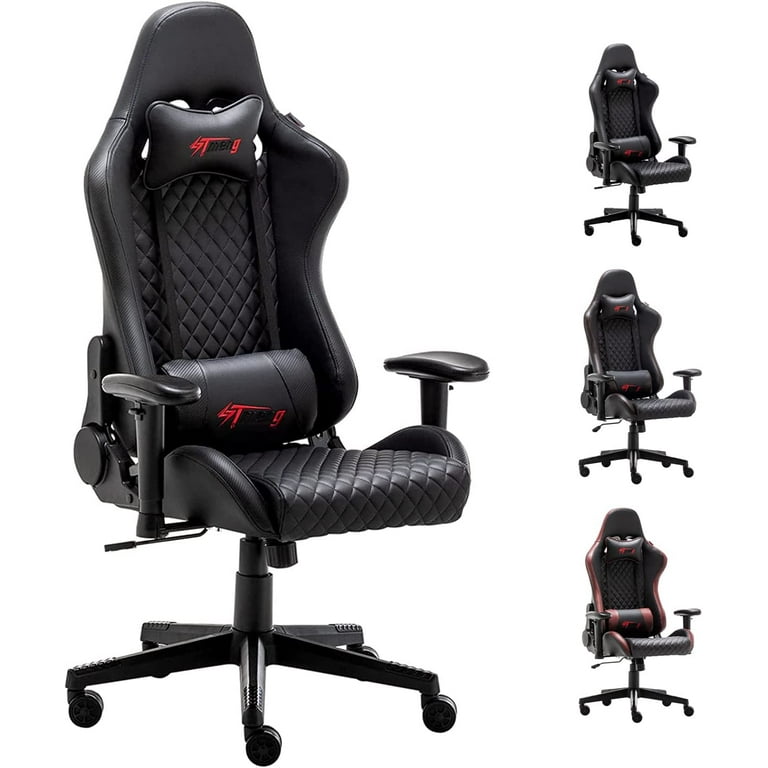 EDWELL Ergonomic Gaming Chair Leather Gaming Chair Function Lying Recliner  Seat Home Office Chair