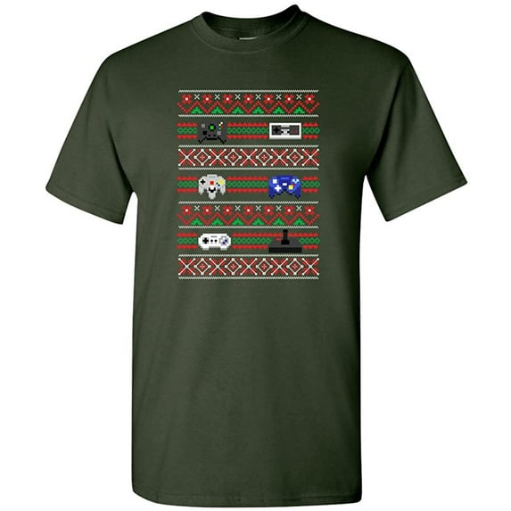 Video Game Christmas Funny Humor DT Adult T-Shirt Tee
