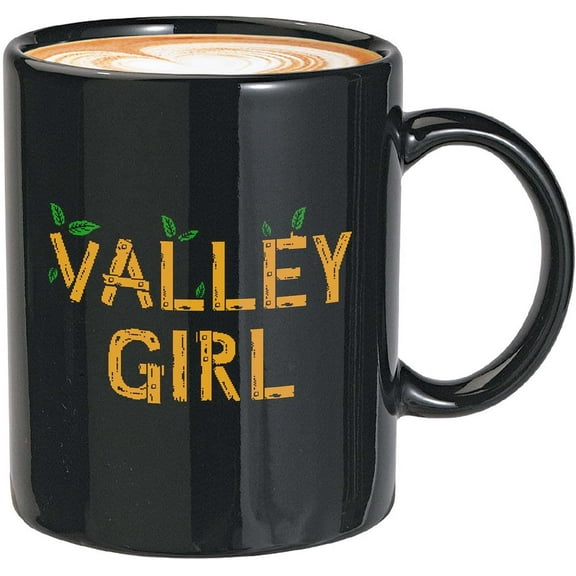 Video Game Coffee Mug - Valley Girl - Farming Country Adventure Gaming Gamer Stardew Pelican Town Birthday Console Remote 11oz Black