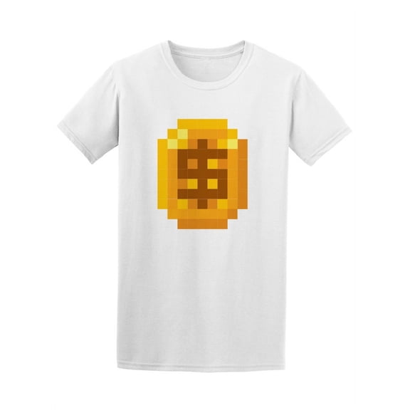 Video Game Coin Pixelated Tee Men's -Image by Shutterstock