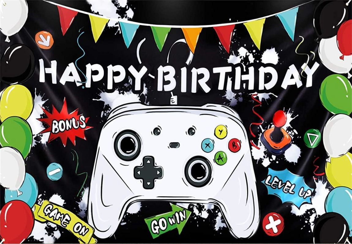 Video Game Computer Birthday ration Background City of Liberty Baby ...