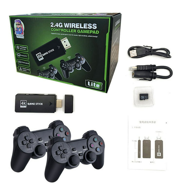 Video Game Console 2.4G Double Wireless Controller Game Stick Retro Games  Easy 