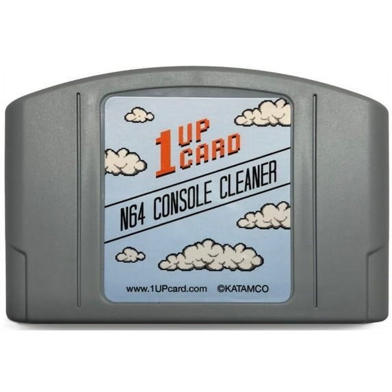 Video Game Console Cleaner Compatible With Nintendo 64 (N64) by 1UPCard
