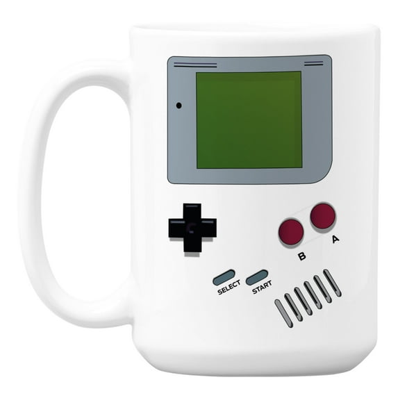 Video Game Console Design for Gamer White Ceramic Coffee & Tea Mug (15oz)