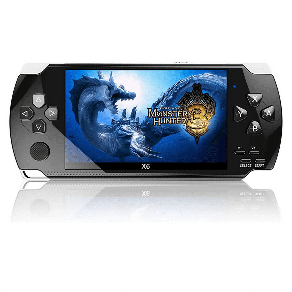 Video Game Console kids electronics With rocker/8 GB/Black/4.3 inch Screen, Over 9999+ Free Games,PSP Black