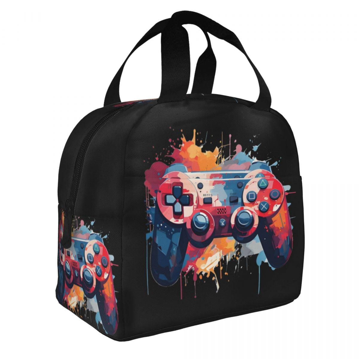 Video Game Controller Active Insulated Lunch Bag Thermal Bag Meal ...