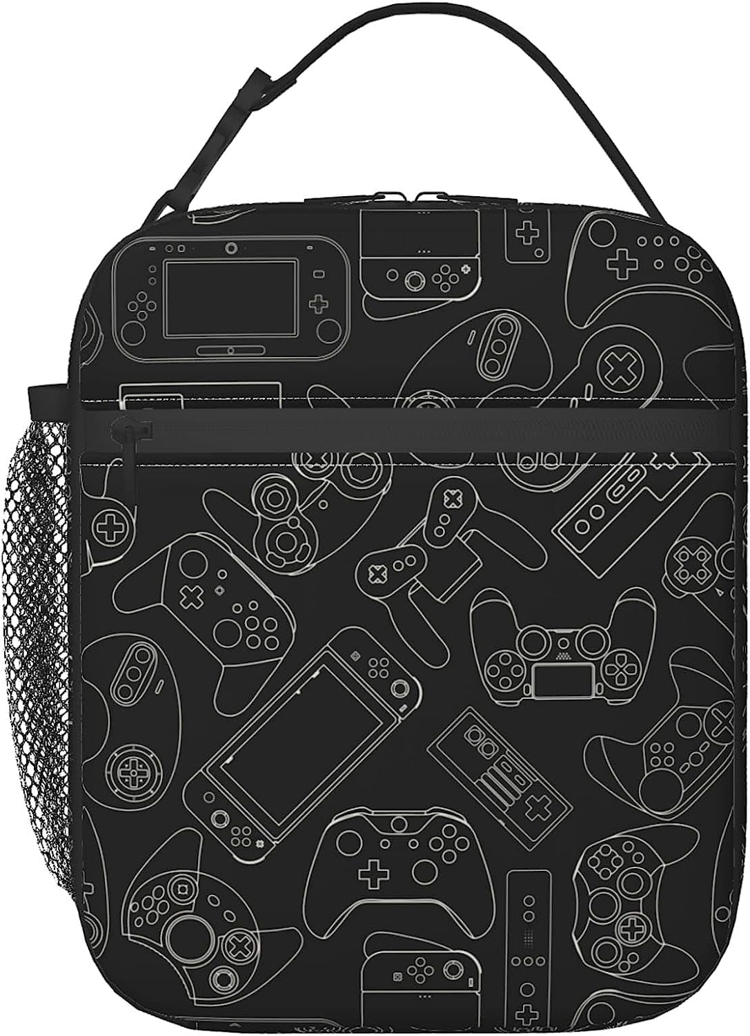 Video Game Controller Insulated Lunch Bag - Reusable Lunch Box For Boys ...