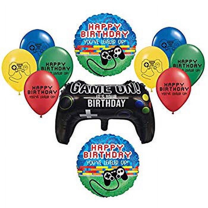 Video Game Controller Mylar Balloon Birthday Party Supplies Balloon Decorations