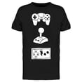 thumbnail image 1 of Video Game Controllers Tee Men's -Image by Shutterstock, 1 of 4