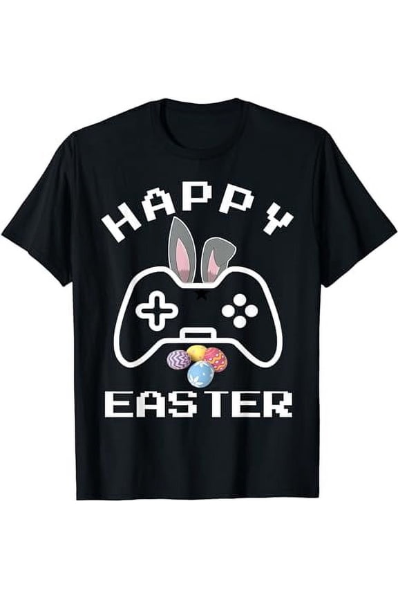 Video Game Easter Bunny Gaming Boys Kids Easter Gamer T-Shirt