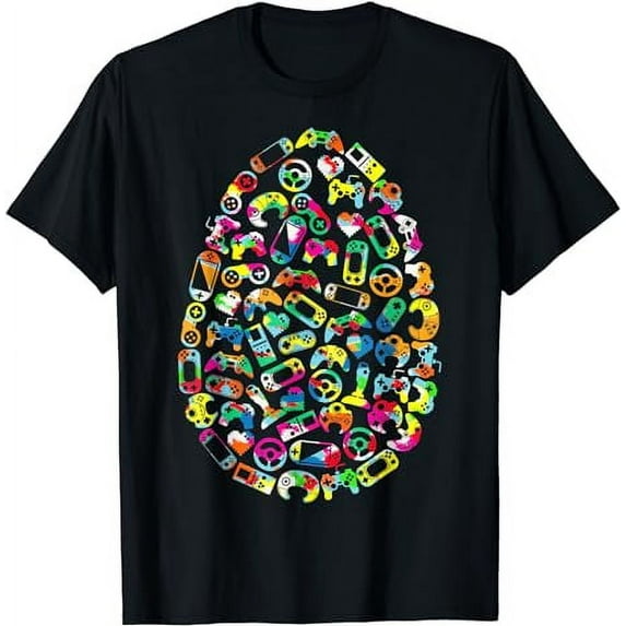 Video Game Easter Bunny Gaming Controller Gamer Boys Girls T-Shirt
