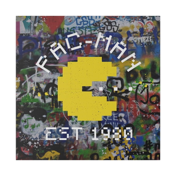 Video Game Graffiti Video Game Canvas Wall Art - Warhol Style Pop Art