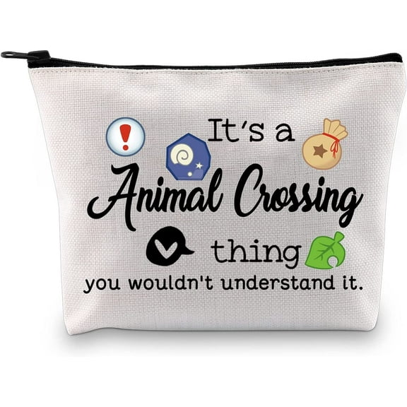 Video Game Inspired Makeup Bag Gift Game Lover Zipper Pouch Storage Bag for Gamer