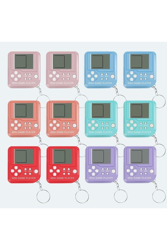 Video Game Keychains TBVBVYU 12Pcs Birthday Party Favors for Kids, Backpacks, School Parties & Themed Events
