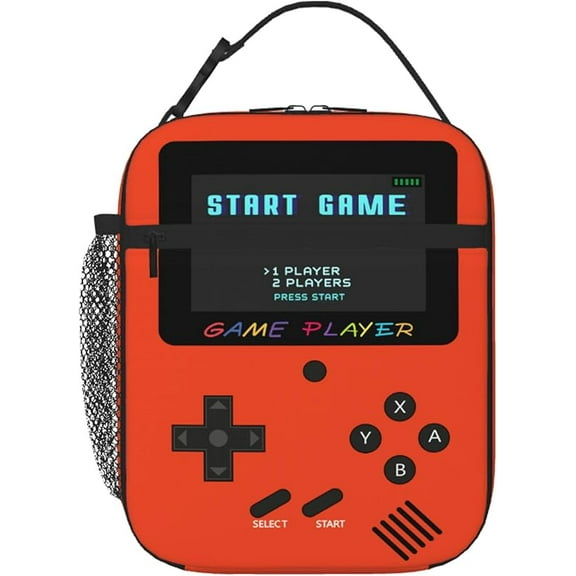 Video Game Lunch Box Game Console Insulated Lunch Box Gamer Reusable Portable Lunch Bag for Men Work