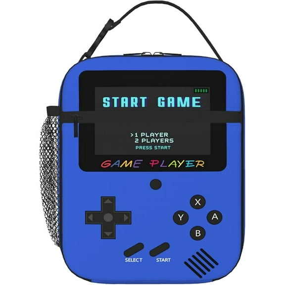 Video Game Lunch Box Game Console Insulated Lunch Box Gamer Reusable Portable Lunch Bag for Men Work