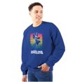 thumbnail image 1 of Video Game Mega Man Sizzling Circuts Unisex Plus Size Sweatshirt Brisco Brands 2X, 1 of 5