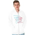 thumbnail image 1 of Video Game MegaMan ProtoMan Sketch Unisex Plus Size Zip Hoodie Brisco Brands 2X, 1 of 5