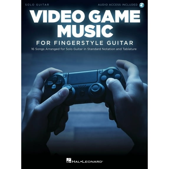 Video Game Music for Fingerstyle Guitar Songbook with Online Audio Demo Tracks (Paperback)