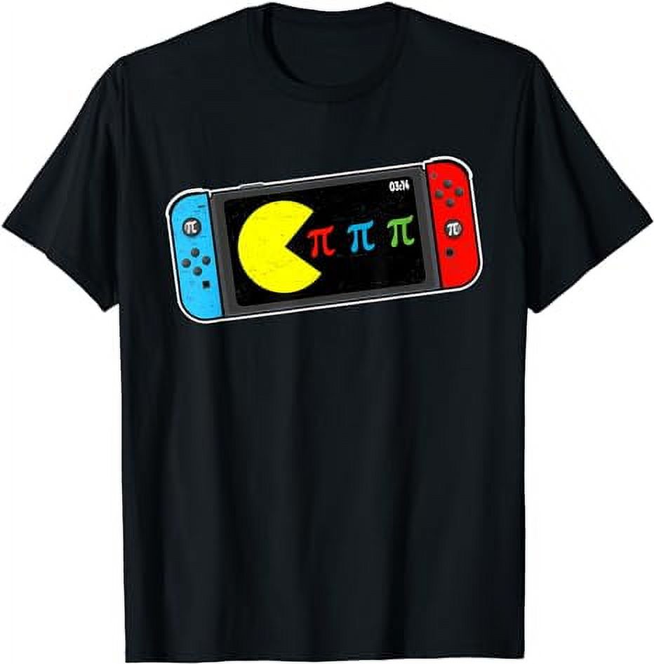 Video Game Pi Day Gamer Math Teacher Kids Boys Men Gaming T-Shirt ...
