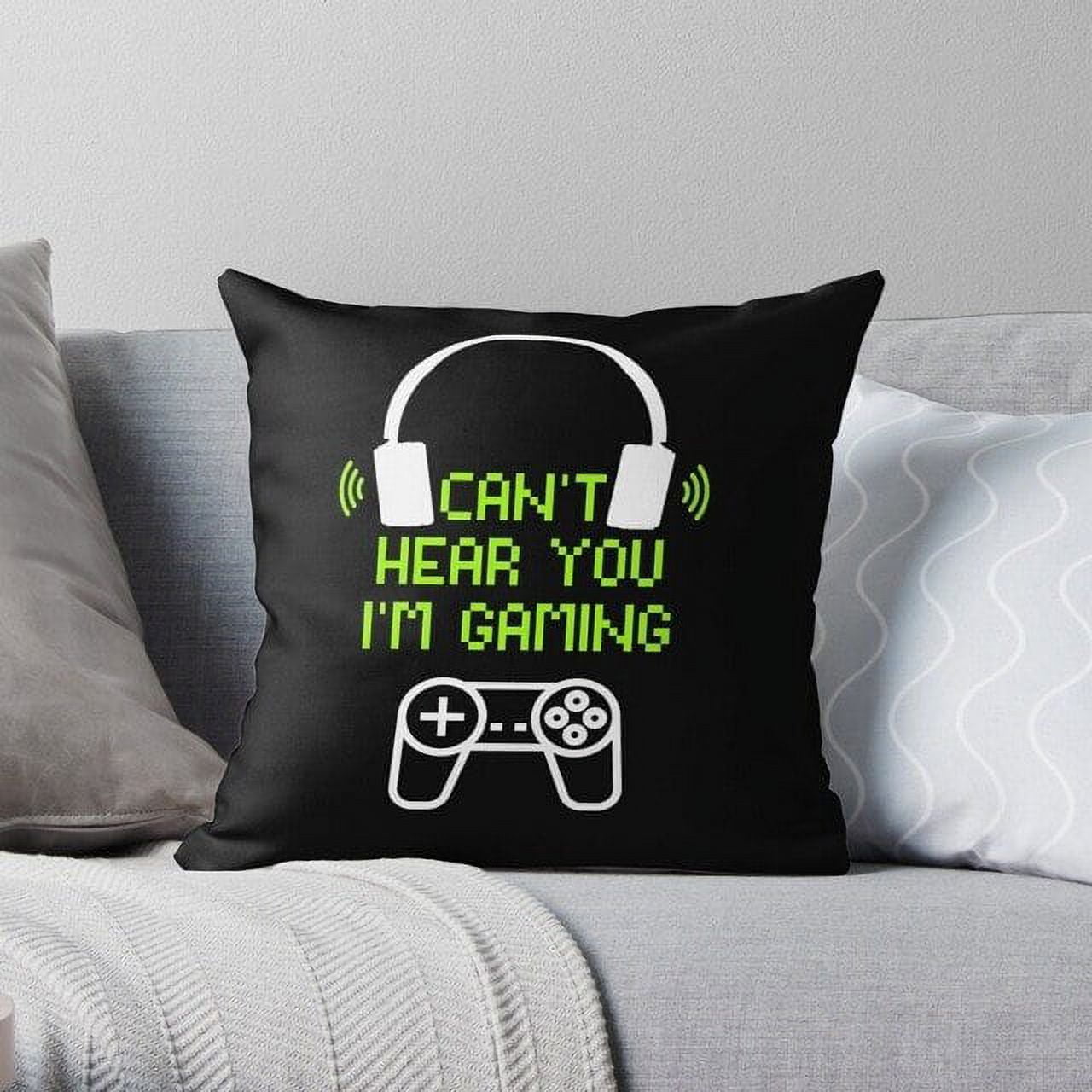 Video Game Pillowcase Home Room Decor Gamepad Cushion Cover Gamer