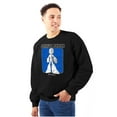 thumbnail image 1 of Video Game Robot Mega Man Specs Unisex Plus Size Sweatshirt Brisco Brands 2X, 1 of 5