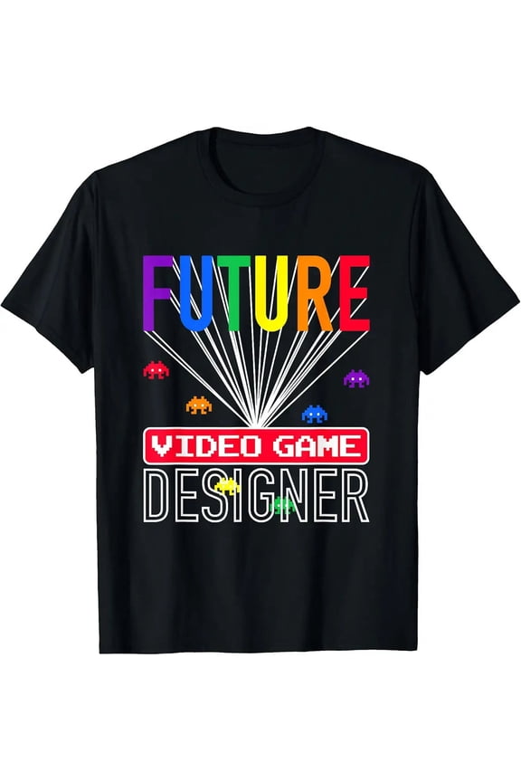 Video Game Shirt Future Video Game Designer Apparel Unisex T-Shirt, up to Size 5XL