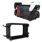Video Game Storage and Controller Organizer, Storage Tower Compatible with PS5/Switch/Xbox Series S/X Games for 15 Game Boxes
