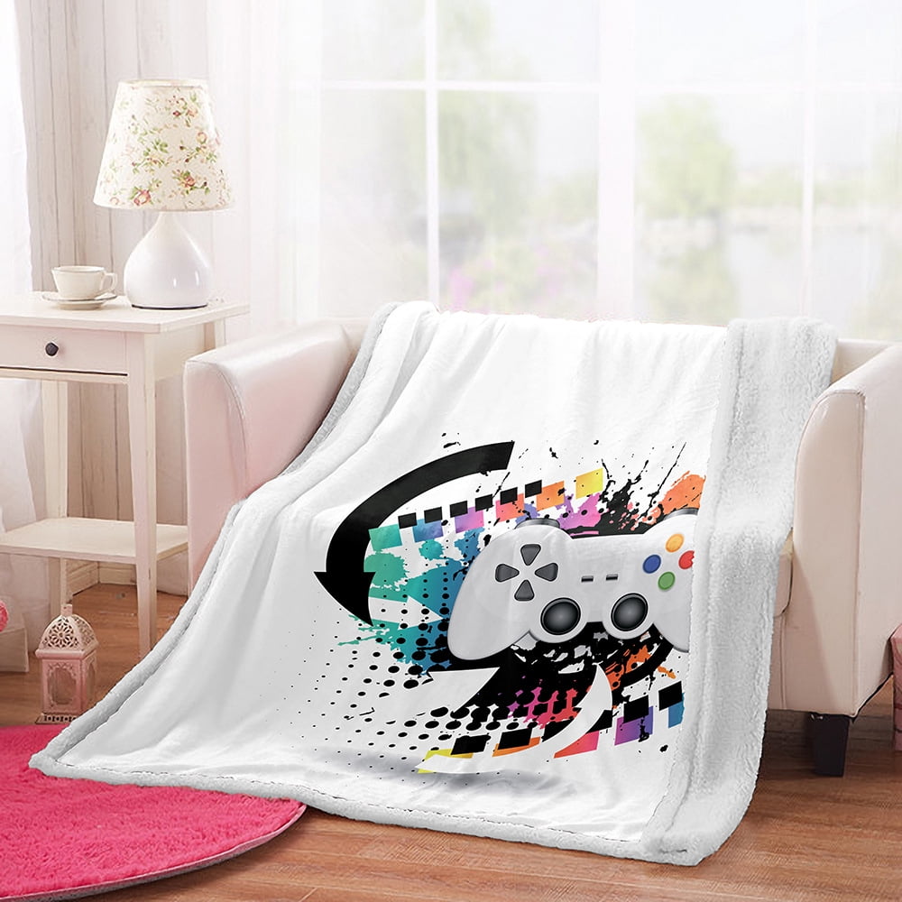 Video Game Throw Blankets for Boys Men Gaming Blanket Gamer Blanket
