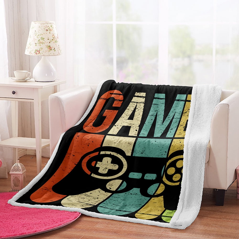 Video Game Throw Blankets for Boys Men Gaming Blanket Gamer Blanket