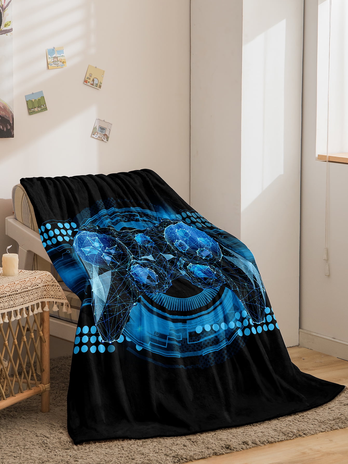 Video Game Throw Blankets for Boys Men Gaming Blanket Gamer Blanket