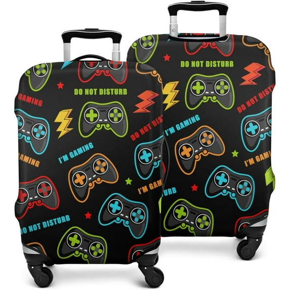 Video Game Weapon Controller Travel Luggage Cover Suitcase Protector Washable Anti-scratch Baggage Covers
