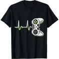 thumbnail image 1 of Video Gamer Heartbeat Video Game Controller Gift Kids Boys T-Shirt, 1 of 4