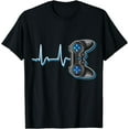 thumbnail image 1 of Video Gamer Heartbeat Video Game Controller Gift Kids Boys T-Shirt, 1 of 3