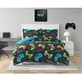 thumbnail image 1 of Video Gamer Set Black 3-Piece Ultra Soft Microfiber Comforter Set - Full, 1 of 7