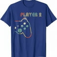 thumbnail image 1 of Video Gamers T-Shirt Matching Video Gamers Couple Player 1 Player 2 T-Shirt Game Team Short Sleeve Clothes for Game Room Club, 1 of 4