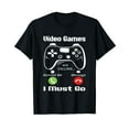 thumbnail image 1 of Video Games Are Calling And I Must Go funny Gamer console T-Shirt, 1 of 5